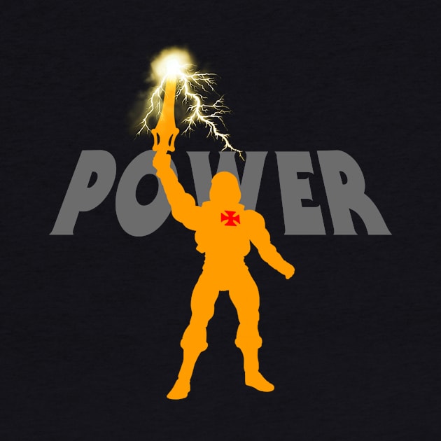 Power (orange silhouette) by MichaelMercy1